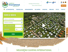 Tablet Screenshot of camping-international.net