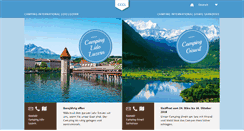 Desktop Screenshot of camping-international.ch